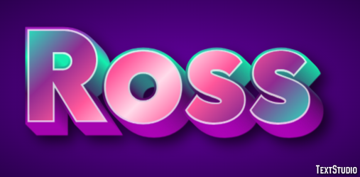 Ross Efecto de texto