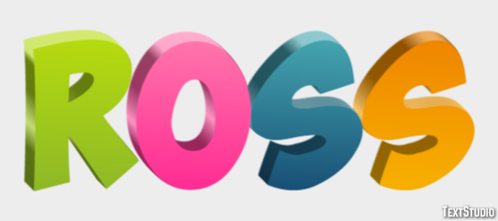 Ross Efecto de texto