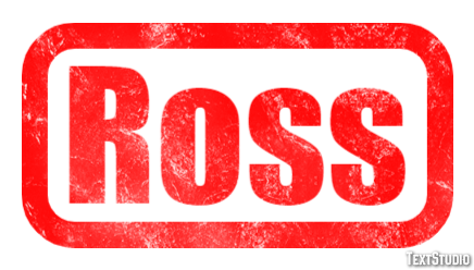 Ross Efecto de texto