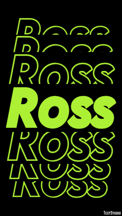Ross Efecto de texto