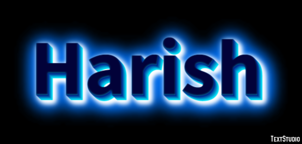 Harish Text Effect