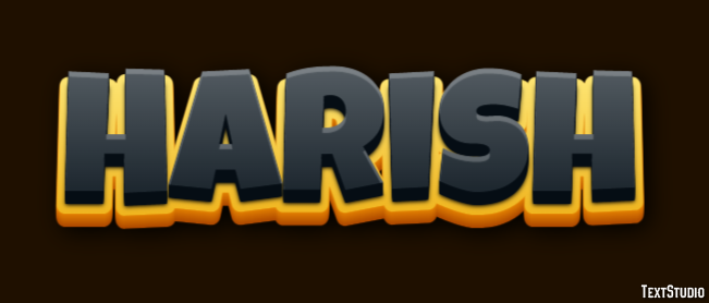 Harish Text Effect