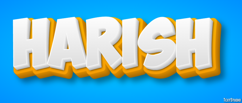 Harish Text Effect