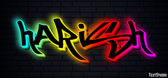 Harish Text Effect