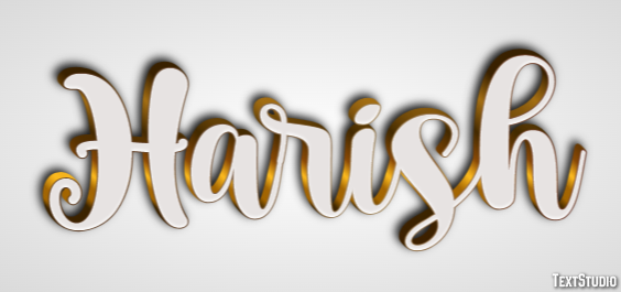 Harish Text Effect