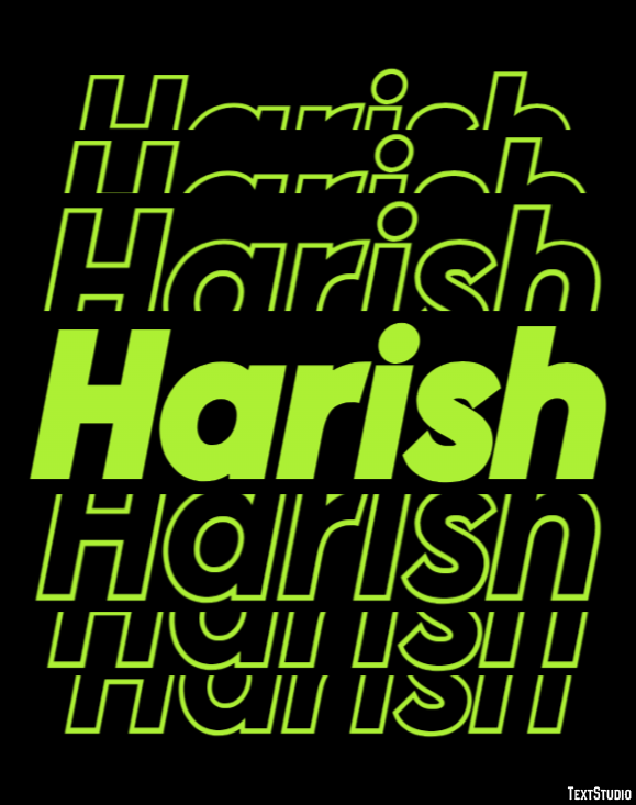 Harish Text Effect