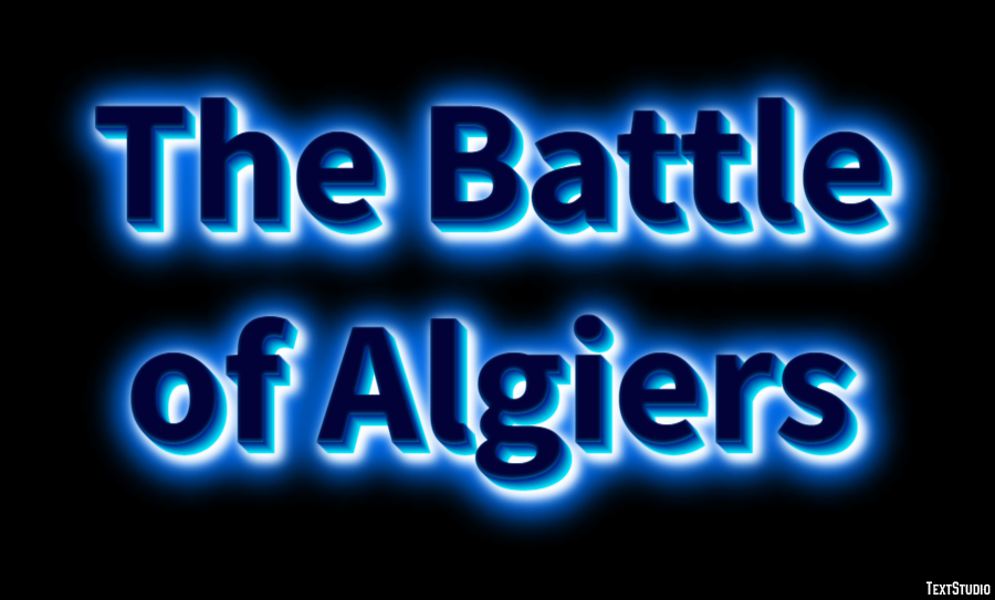 The Battle of Algiers Text effect