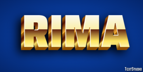 Rima Text effect