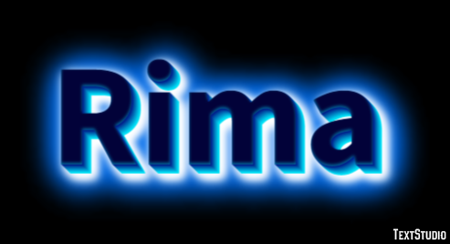 Rima Text effect