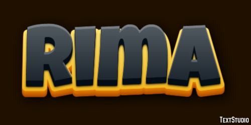 Rima Text effect