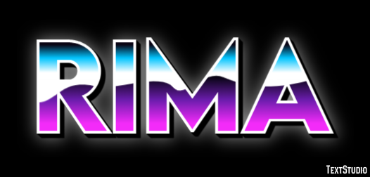 Rima Text effect