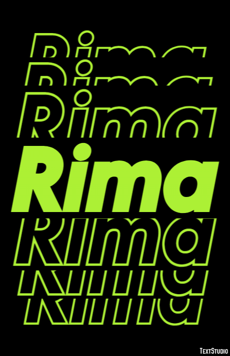 Rima Text Effect