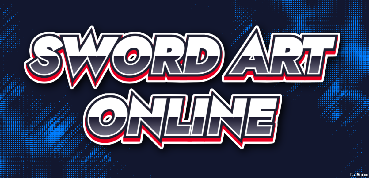 Sword Art Online テキスト効果