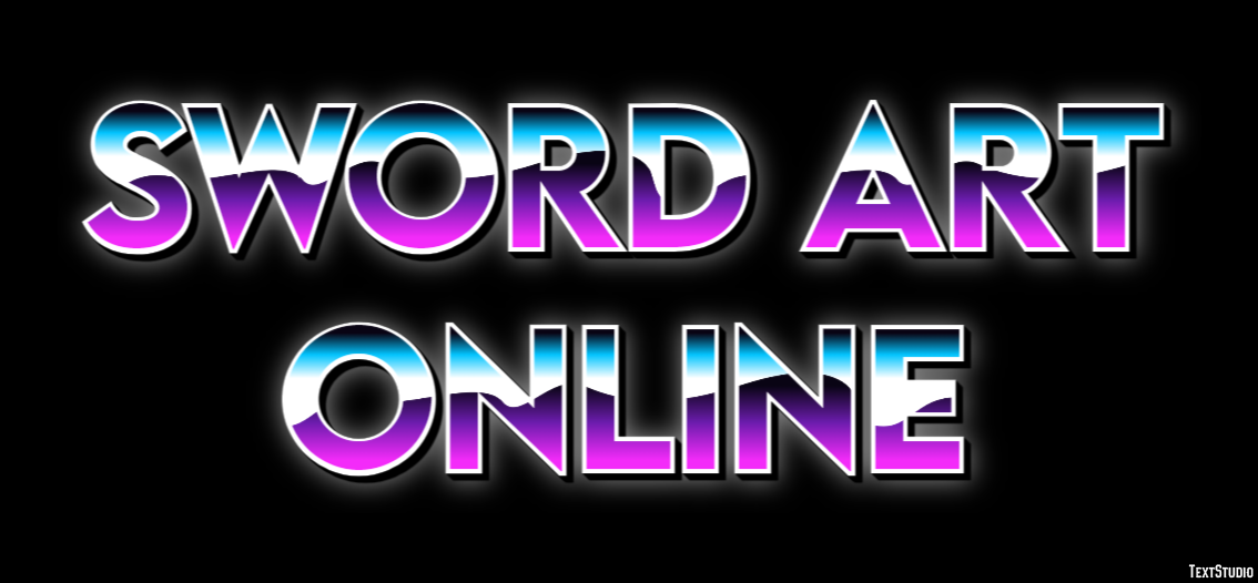 Sword Art Online Text Effect