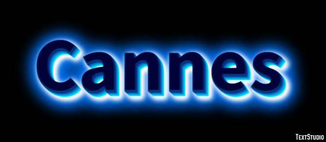 Cannes Tekst Effect