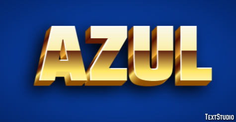 Azul Text Effect