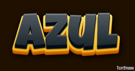 Azul Text Effect