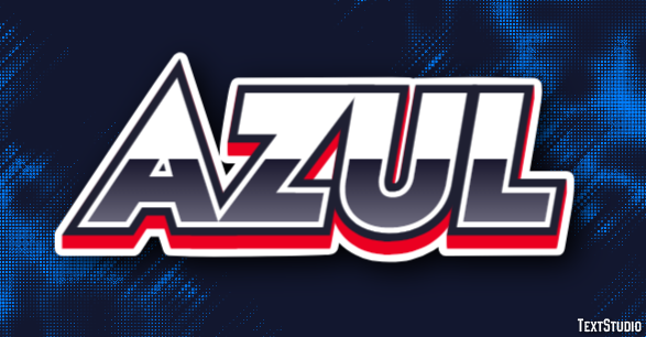 Azul Text Effect
