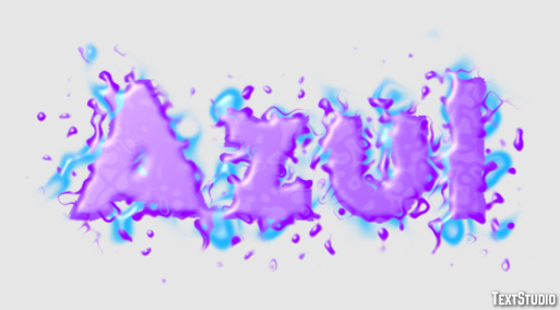 Azul Text Effect