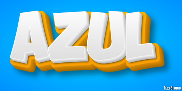 Azul Text Effect