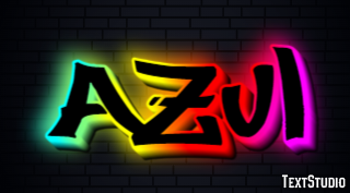 Azul Text Effect