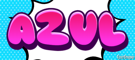 Azul Text Effect