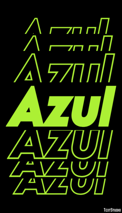 Azul Text Effect
