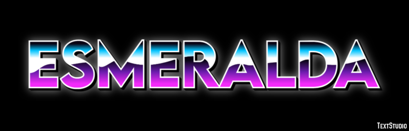Esmeralda Efekt tekstowy