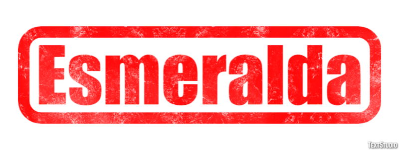Esmeralda Efekt tekstowy