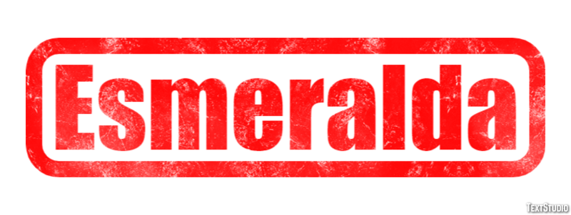 Esmeralda Efecto de Texto