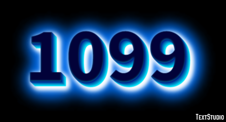 1099 Text Effect