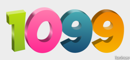 1099 Effetto testo