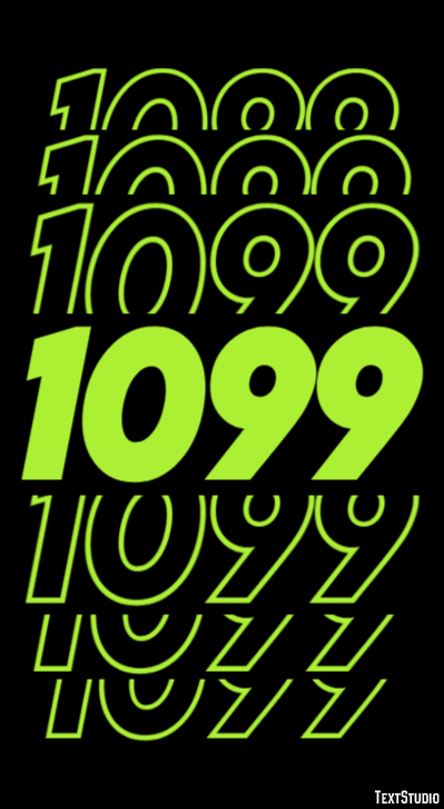 1099 Text Effect