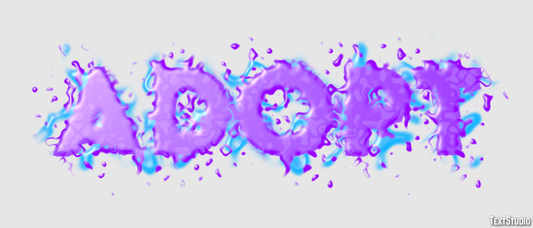 Adopt Effet de Texte