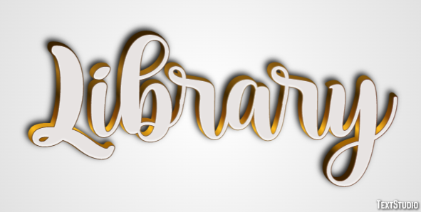 Library Text Effect