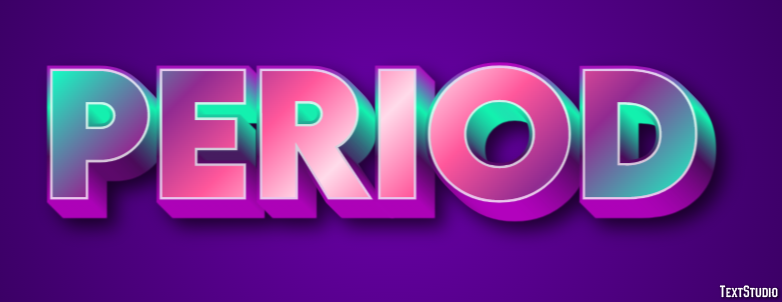 Period Text Effect