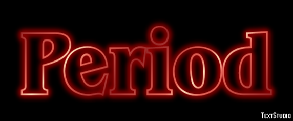 Period Text Effect