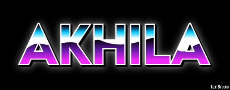 Akhila Texteffekt