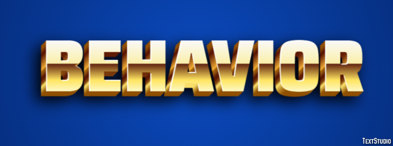 Behavior Text Effect