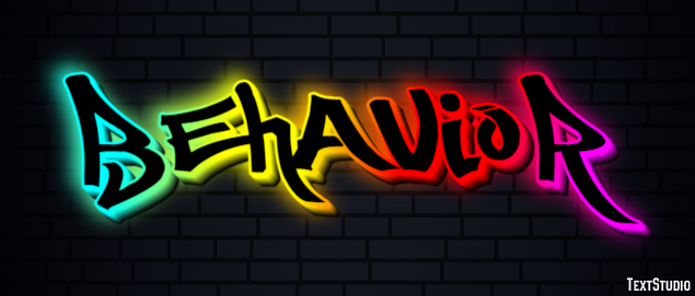 Behavior Text Effect