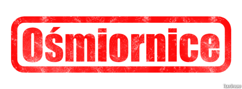 Ośmiornice Effet de texte