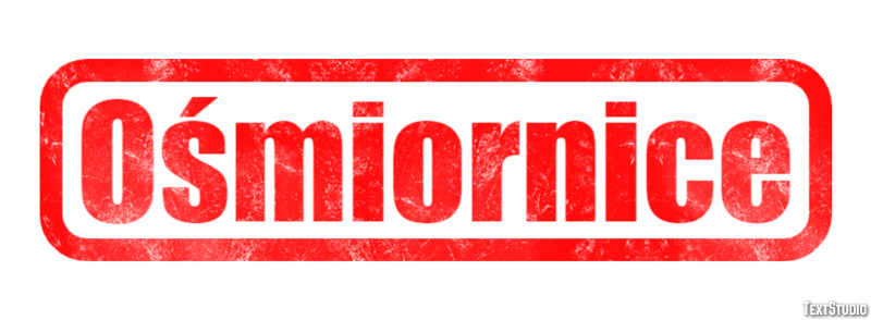Ośmiornice Efekt tekstowy
