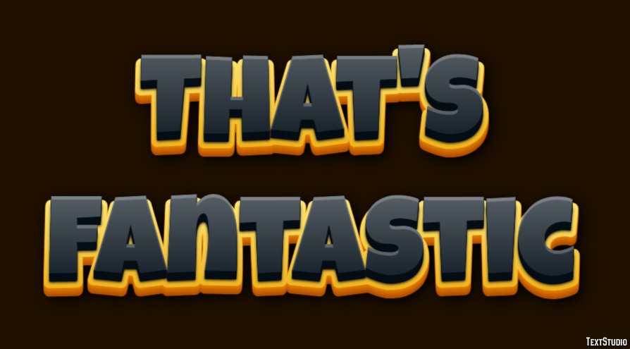 That's fantastic Text Effect