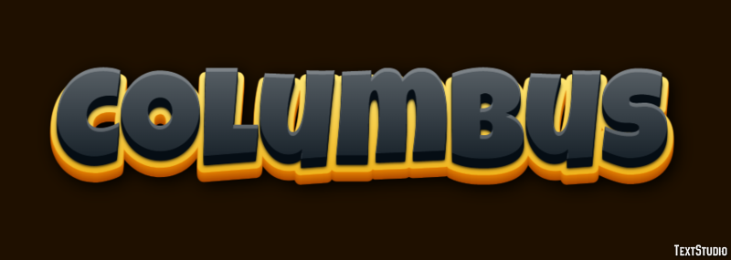 Columbus Efeito de texto