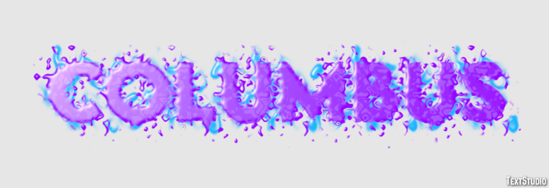 Columbus Tekst Effect