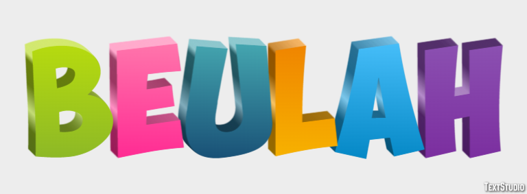 Beulah Efecto de Texto