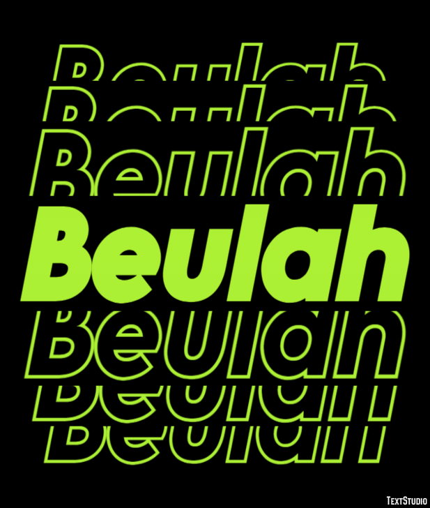 Beulah Text Effect