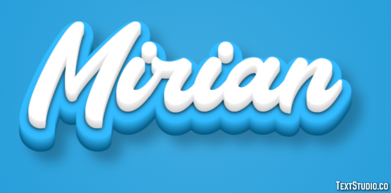 Mirian Efecto de Texto