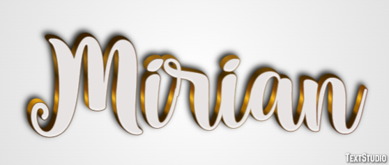 Mirian Efecto de Texto