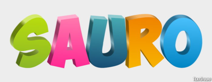 Sauro Effetto testo